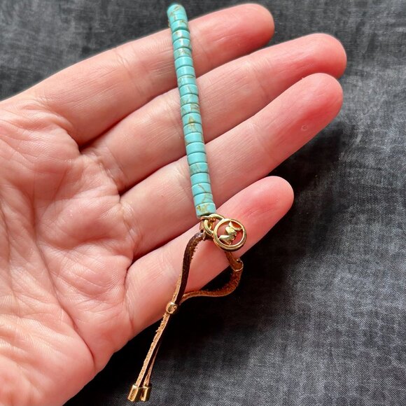 Michael Kors Turquoise Beaded Bracelet – Adjustable - Picture 4 of 5